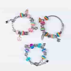 handmade rainbow bracelet